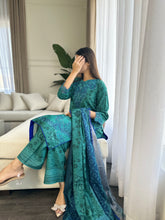 Load image into Gallery viewer, 3PC Stitched shalwar Suit Ready to wear DHANAK winter Wear with Dhanak dupatta HW-DH19

