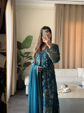 Load image into Gallery viewer, 3pc Embroidered Shalwar Kameez with CHIFFON dupatta Stitched Suit Ready to wear HW-U2462
