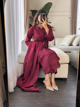 Load image into Gallery viewer, 3PC Stitched shalwar Suit Ready to wear DHANAK winter Wear with Dhanak dupatta HW-DH17
