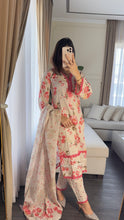 Load image into Gallery viewer, 3 pcs Stitched lawn suit Ready to Wear with CHIFFON dupatta LAWN-050
