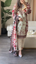 Load image into Gallery viewer, 3 pcs Stitched lawn suit Ready to Wear with CHIFFON dupatta LAWN-JF104
