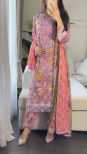 Load image into Gallery viewer, 3 pcs Stitched lawn suit Ready to Wear with CHIFFON dupatta LAWN-052
