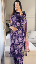 Load image into Gallery viewer, 3 pcs Stitched lawn suit Ready to Wear with CHIFFON dupatta LAWN-046
