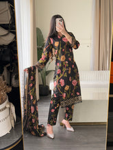 Load image into Gallery viewer, 3 pcs Stitched lawn suit Ready to Wear with LAWN dupatta LAWN-JF113
