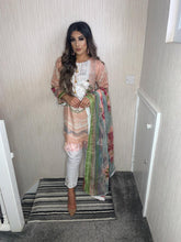 Load image into Gallery viewer, 3 pcs shalwar Suit Ready to Wear with Lilen dupatta winter MB-JFPINK01
