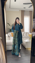 Load image into Gallery viewer, 3PC Stitched DHANAK shalwar Suit Ready to wear DHANAK winter Wear with DHANAK dupatta HW-DP250034
