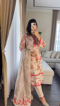 Load image into Gallery viewer, 3 pcs Stitched lawn suit Ready to Wear with CHIFFON dupatta LAWN-050
