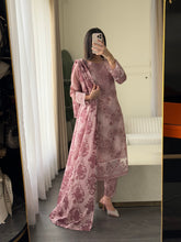 Load image into Gallery viewer, 3 pcs Stitched lawn suit Ready to Wear with LAWN dupatta LAWN-JF112
