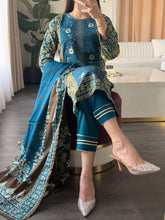 Load image into Gallery viewer, 3 pcs Stitched lawn suit Ready to Wear with LAWN dupatta LAWN-JF111

