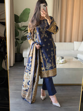 Load image into Gallery viewer, 3 pcs Stitched lawn suit Ready to Wear with CHIFFON dupatta LAWN-JF105
