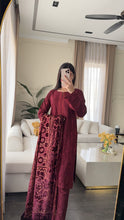 Load image into Gallery viewer, 3PC Stitched DHANAK shalwar Suit Ready to wear DHANAK winter Wear with DHANAK dupatta HW-DP25005

