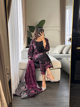 Load image into Gallery viewer, 3PC Stitched shalwar Suit Ready to wear DHANAK winter Wear with Dhanak dupatta HW-DH26
