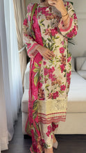 Load image into Gallery viewer, 3 pcs Stitched lawn suit Ready to Wear with CHIFFON dupatta LAWN-038
