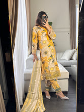 Load image into Gallery viewer, 3PC Stitched shalwar Suit Ready to wear DHANAK winter Wear with Dhanak dupatta HW-DH21
