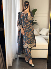 Load image into Gallery viewer, 3PC Stitched shalwar Suit Ready to wear DHANAK winter Wear with Dhanak dupatta HW-DH13
