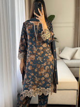 Load image into Gallery viewer, 3PC Stitched shalwar Suit Ready to wear DHANAK winter Wear with Dhanak dupatta HW-DH13
