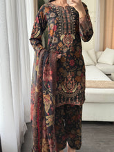 Load image into Gallery viewer, 3 pcs Stitched lawn suit Ready to Wear with Chiffon dupatta LAWN-MOH008
