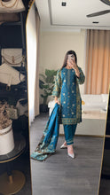 Load image into Gallery viewer, 3 pcs Stitched lawn suit Ready to Wear with LAWN dupatta LAWN-JF111
