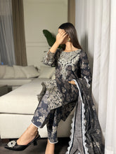 Load image into Gallery viewer, 3PC Stitched shalwar Suit Ready to wear DHANAK winter Wear with Dhanak dupatta HW-DH18
