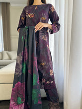 Load image into Gallery viewer, 3PC Stitched shalwar Suit Ready to wear DHANAK winter Wear with Dhanak dupatta HW-DH12
