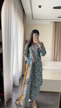 Load image into Gallery viewer, 3 pcs Stitched lawn suit Ready to Wear with LAWN dupatta LAWN-JF115
