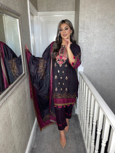 Load image into Gallery viewer, 3PC Stitched shalwar Suit Ready to wear DHANAK winter Wear with Dhanak dupatta JF-DH03
