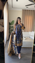Load image into Gallery viewer, 3 pcs Stitched lawn suit Ready to Wear with CHIFFON dupatta LAWN-JF105
