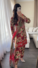 Load image into Gallery viewer, 3PC Stitched shalwar Suit Ready to wear LINEN winter Wear with LINEN dupatta HW-DH32

