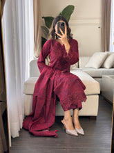 Load image into Gallery viewer, 3PC Stitched shalwar Suit Ready to wear DHANAK winter Wear with Dhanak dupatta HW-DH17
