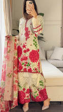Load image into Gallery viewer, 3 pcs Stitched lawn suit Ready to Wear with CHIFFON dupatta LAWN-041
