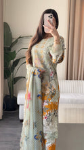 Load image into Gallery viewer, 3 pcs Stitched lawn suit Ready to Wear with Chiffon dupatta LAWN-D334
