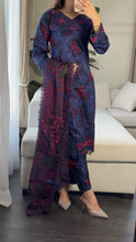 Load image into Gallery viewer, 3 pcs Stitched lawn suit Ready to Wear with CHIFFON dupatta LAWN-037
