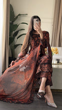 Load image into Gallery viewer, 3 pcs Stitched lawn suit Ready to Wear with Chiffon dupatta LAWN-RS02
