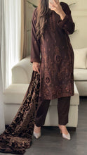 Load image into Gallery viewer, 3PC Stitched DHANAK shalwar Suit Ready to wear DHANAK winter Wear with DHANAK dupatta HW-DP25001
