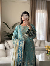 Load image into Gallery viewer, 3pc Embroidered Shalwar Kameez with CHIFFON dupatta Stitched Suit Ready to wear HW-U5313
