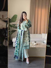 Load image into Gallery viewer, 3 pcs Stitched lawn suit Ready to Wear with CHIFFON dupatta LAWN-JF103
