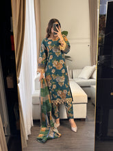 Load image into Gallery viewer, 3PC Stitched shalwar Suit Ready to wear DHANAK winter Wear with Dhanak dupatta HW-DH22

