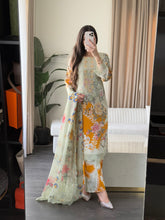 Load image into Gallery viewer, 3 pcs Stitched lawn suit Ready to Wear with Chiffon dupatta LAWN-D334

