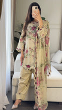 Load image into Gallery viewer, 3 pcs Stitched lawn suit Ready to Wear with CHIFFON dupatta LAWN-040
