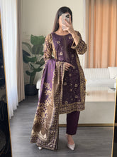 Load image into Gallery viewer, 3 pcs Stitched lawn suit Ready to Wear with LAWN dupatta LAWN-JF110
