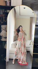Load image into Gallery viewer, 3pc SILK Embroidered Shalwar Kameez with CHIFFON dupatta Stitched Suit Ready to wear HW-A1123B
