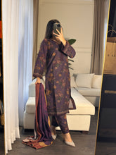 Load image into Gallery viewer, 3PC Stitched shalwar Suit Ready to wear DHANAK winter Wear with Dhanak dupatta HW-DH23
