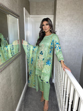 Load image into Gallery viewer, 3 pcs Stitched MINT LAWN shalwar Suit Ready to wear lawn summer Wear with LAWN dupatta MB-365B
