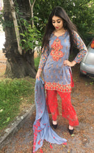 Load image into Gallery viewer, 3PC Shalwar Kameez Fully Stitched Fiza Collection
