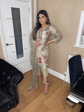 Load image into Gallery viewer, 3pc THUNDER GREY Embroidered Shalwar Kameez Stitched Suit Ready to wear UQ-THUNDERGREY
