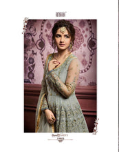 Load image into Gallery viewer, Anarkali Shalwar kameez suit Designer Dress Fully Stitched Grey Anarkali Suit Amirah vol 18 11023
