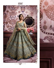 Load image into Gallery viewer, Anarkali Shalwar kameez suit Designer Dress Fully Stitched Grey Anarkali Suit Amirah vol 18 11023
