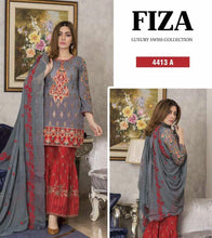 Load image into Gallery viewer, 3PC Shalwar Kameez Fully Stitched Fiza Collection
