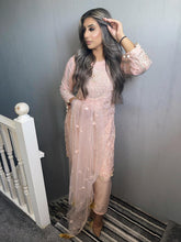 Load image into Gallery viewer, 3pc Pink chiffon Embroidered Shalwar Kameez with Chiffon Dupatta Stitched Suit Ready to wear PHK-PINK
