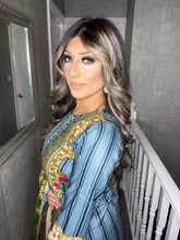 Load image into Gallery viewer, 3 pcs Stitched Stitched Suit Ready to wear Lilen winter Wear with lilen dupatta ZQ-32A
